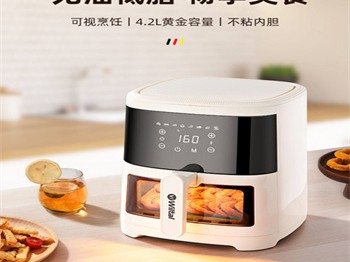 荣耀亲选HJ-100智能空气炸锅：低脂健康的智能烹饪神器