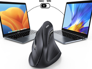 绿联 多模垂直鼠标：人体工学设计|轻音设计