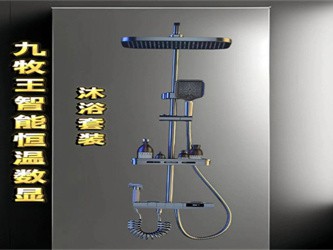 九牧 ZS700X 智能恒温花洒：AI 控温的卫浴舒享管家