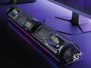 REDMI电脑音箱 2 PRO:四单元立体声，53°天空音场架构