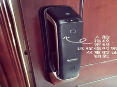 凯迪仕K20-V智能门锁 人脸识别解锁安防新升级
