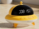 当当狸UFO夜灯小闹钟A1：360°全域感应